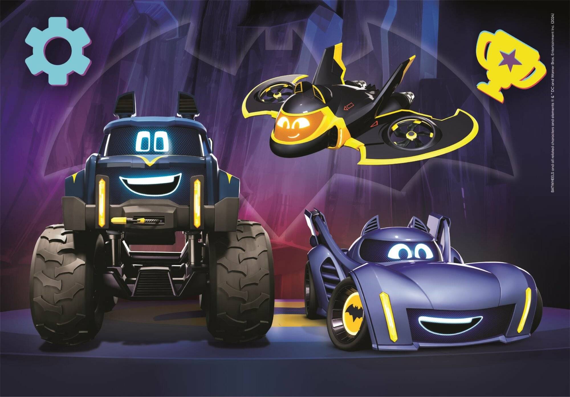 Fledermausrä der-Puzzle 2x60Stü ck