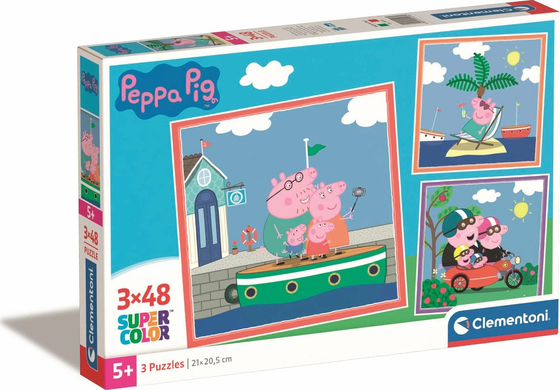Peppa Pig Puzzle 3x48Stü ck