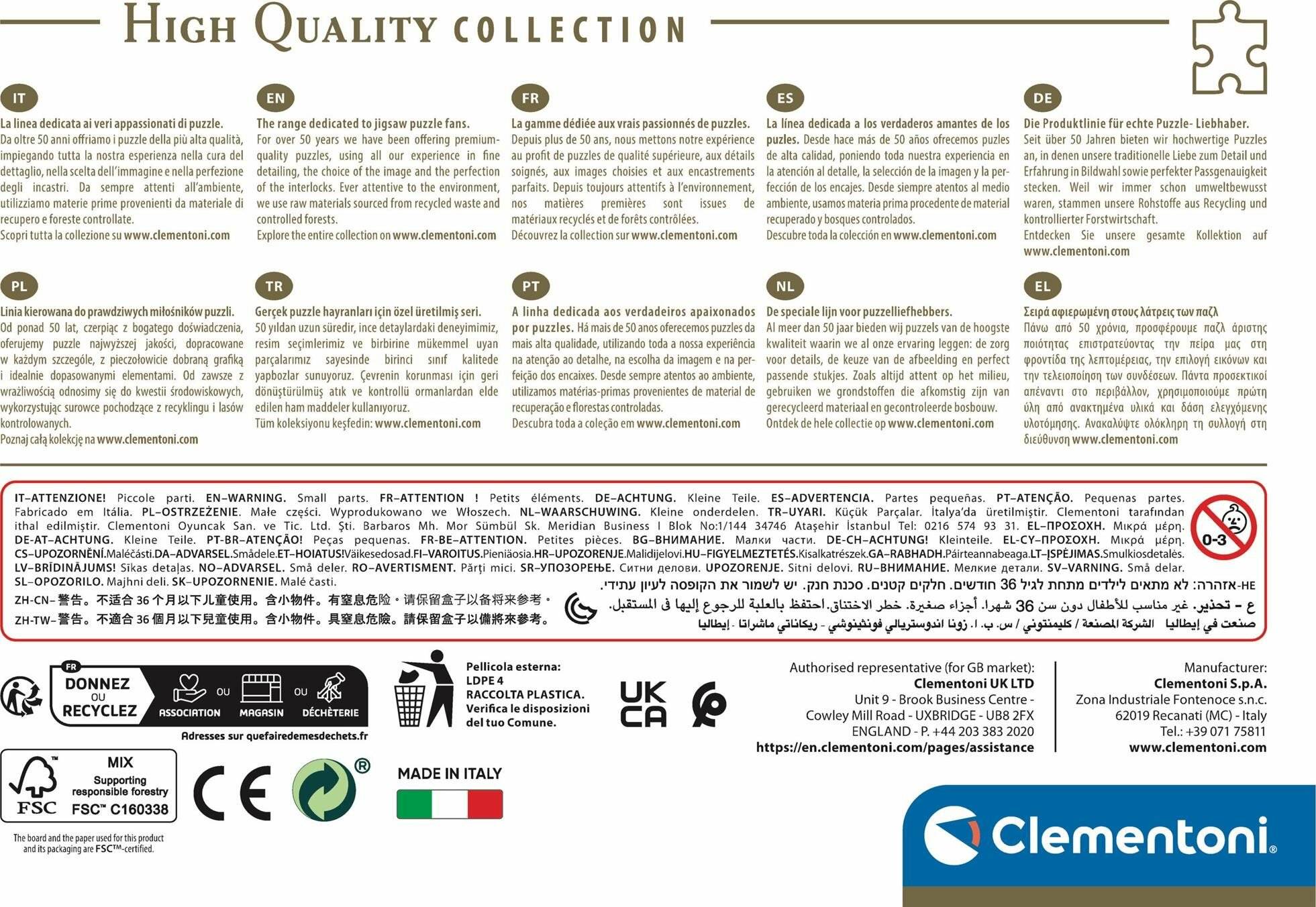 CLEMENTONI Puzzle ColorBoom: Sonnenaufgang im Dschungel 500 Teile