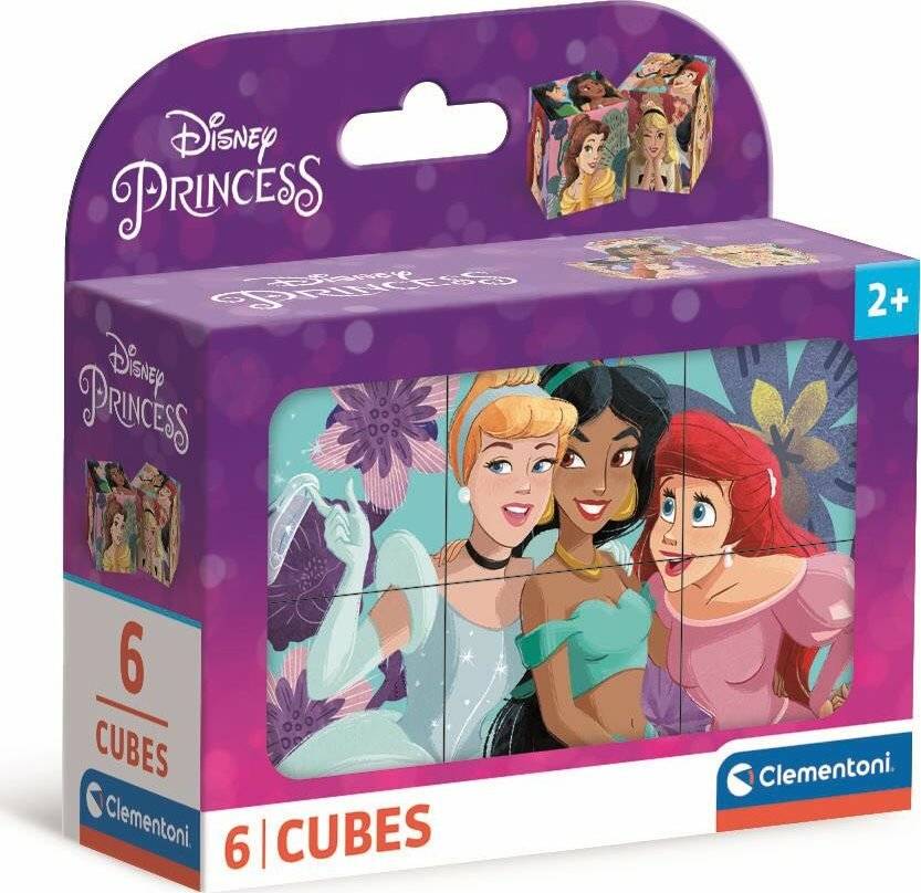 Disney Prinzessin Wü rfelpuzzle 6tlg.