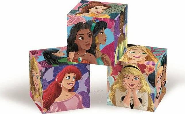 Disney Prinzessin Wü rfelpuzzle 6tlg.
