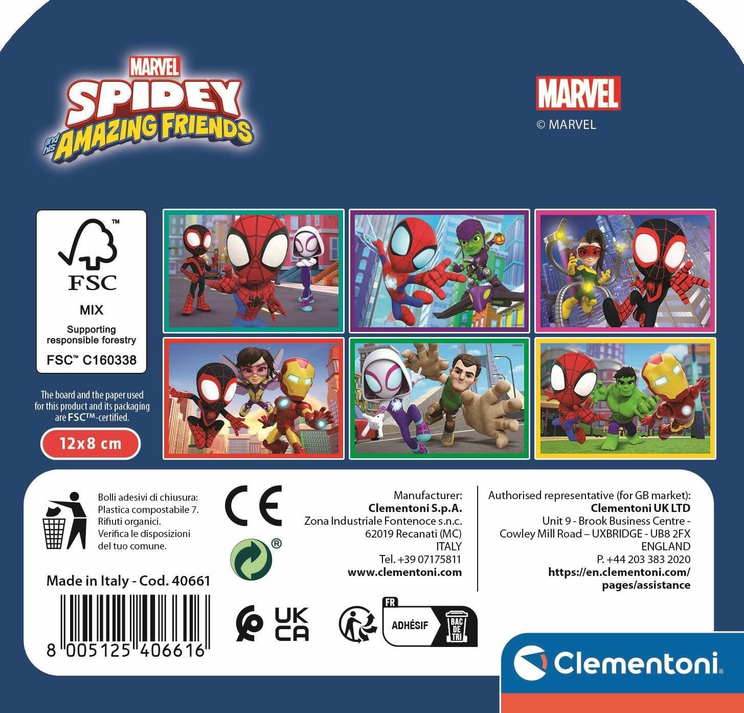 Marvel Spidey und seine erstaunlichen Freunde puzzle 6pcs