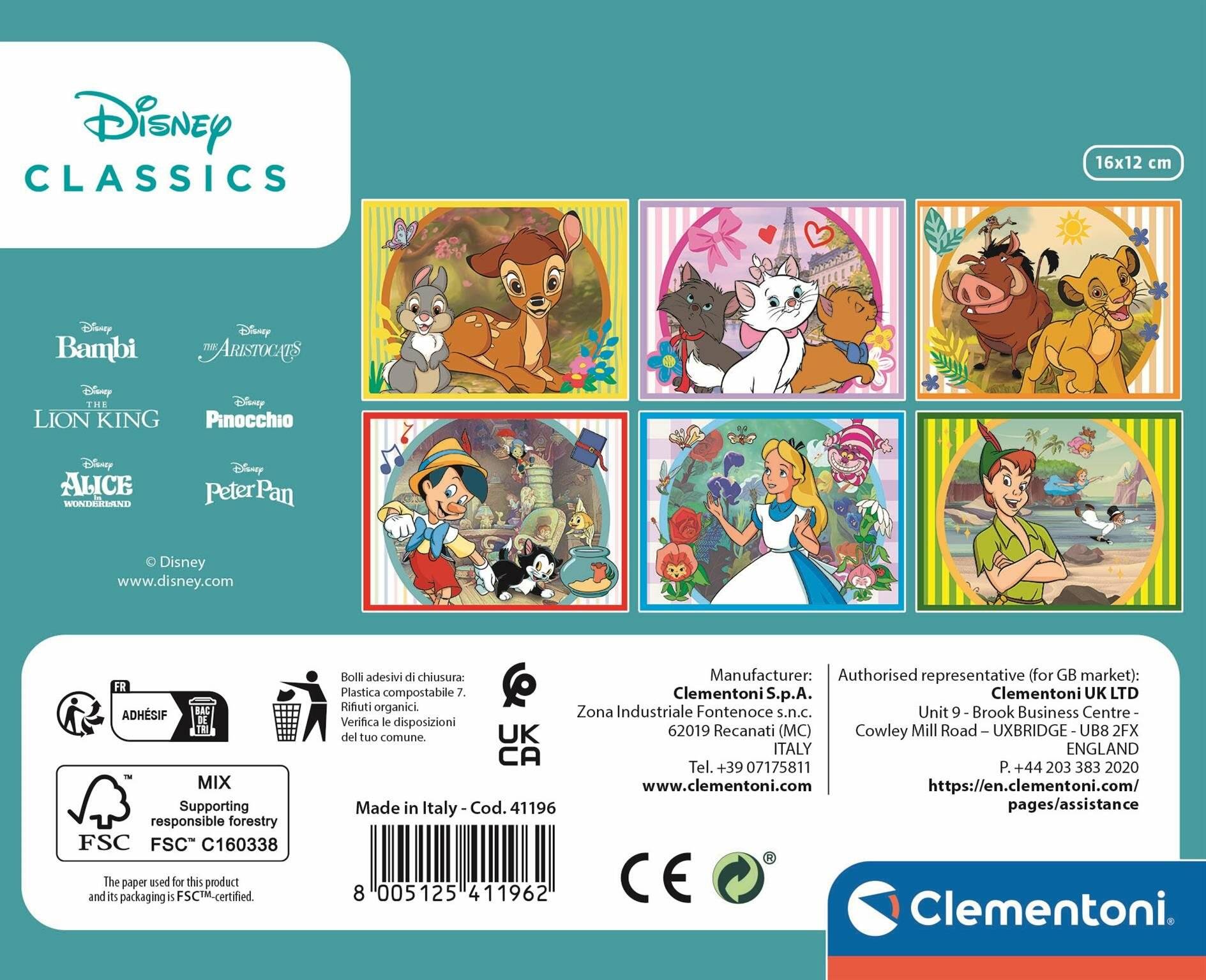 Disney Bambi-Puzzle 12teilig