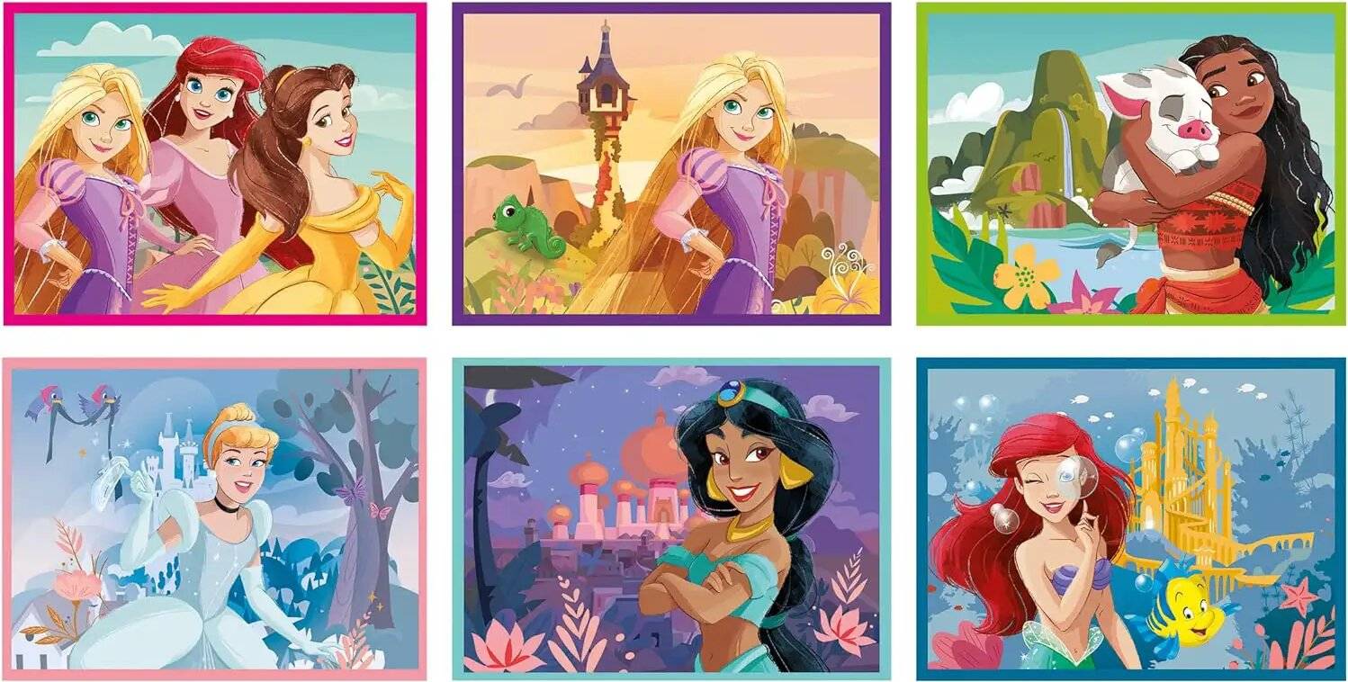Disney Princesas puzzle 12pcs