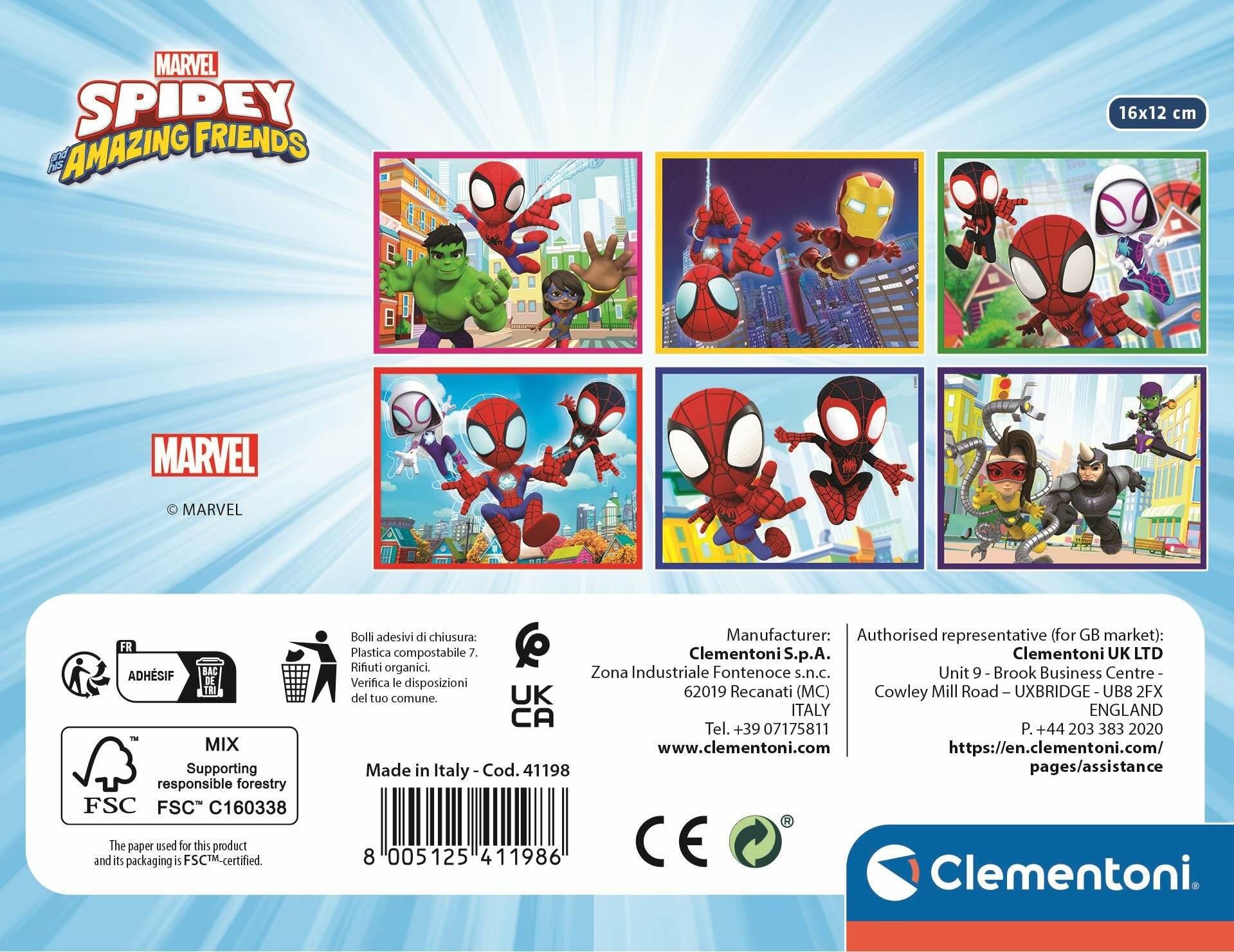 Marvel Spidey und seine erstaunlichen Freunde puzzle 12pcs