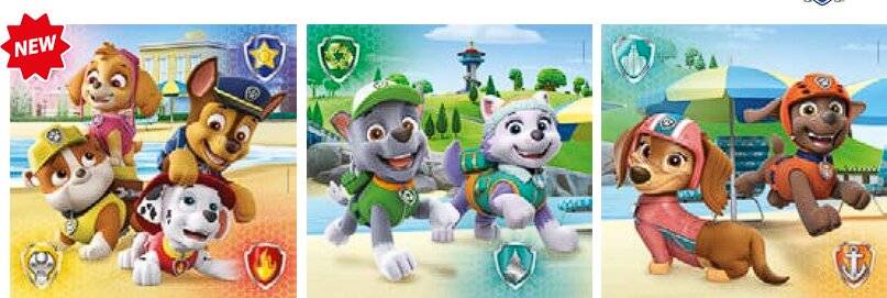 Paw Patrol Puzzle 3x48Stü ck