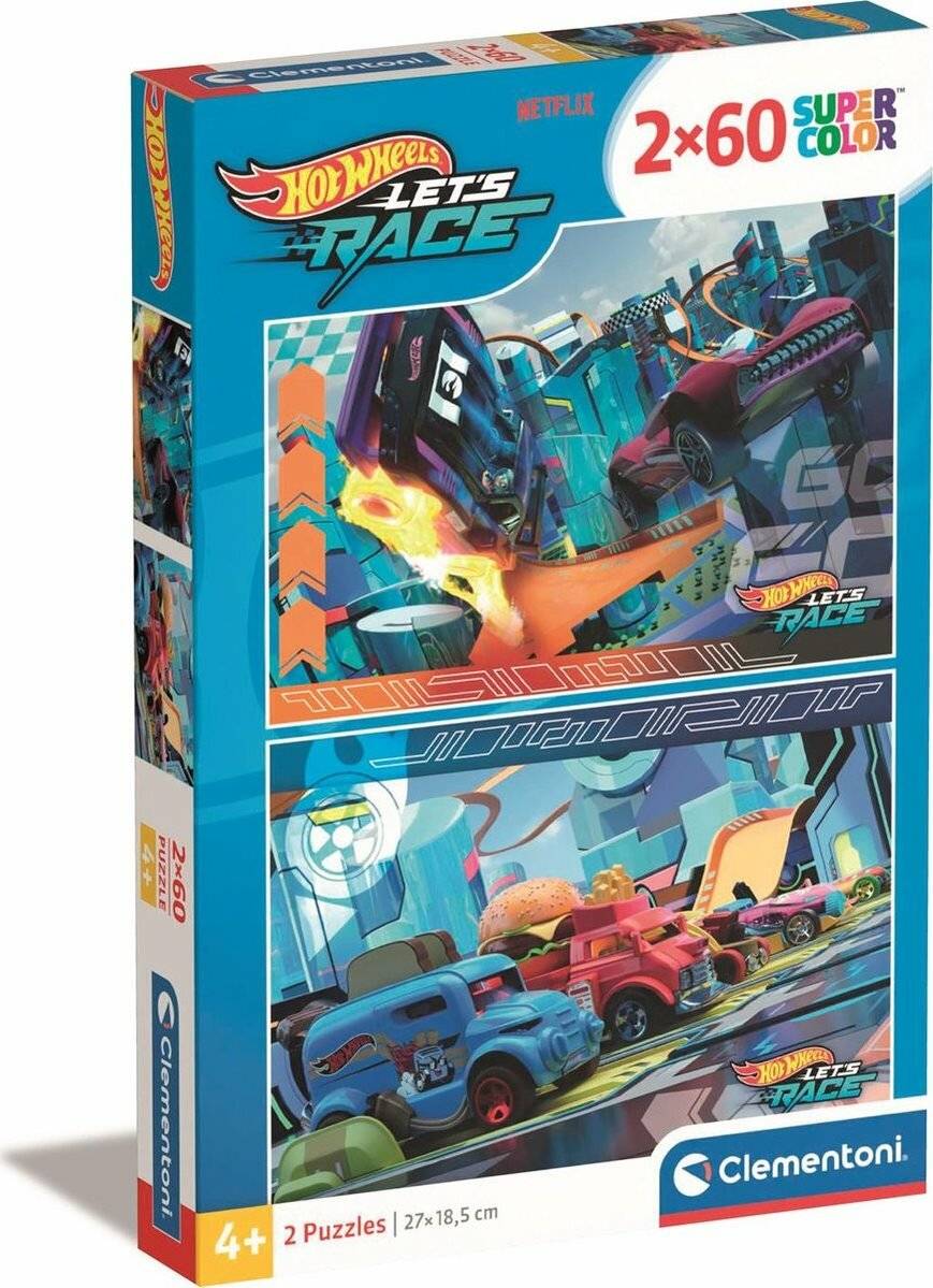 Hot Wheels Puzzle 2x60Stü ck