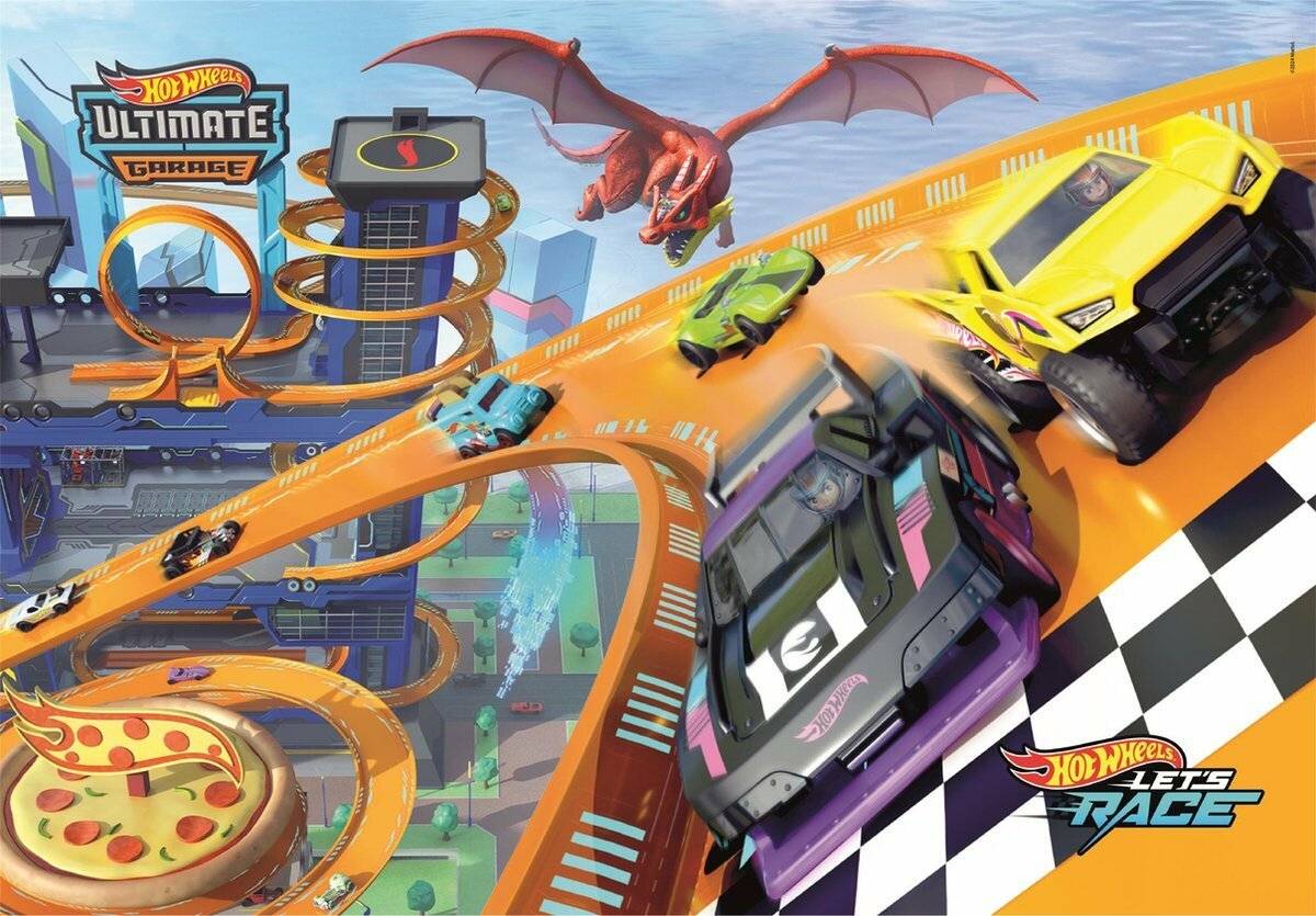 Hot Wheels Puzzle 104Stü ck