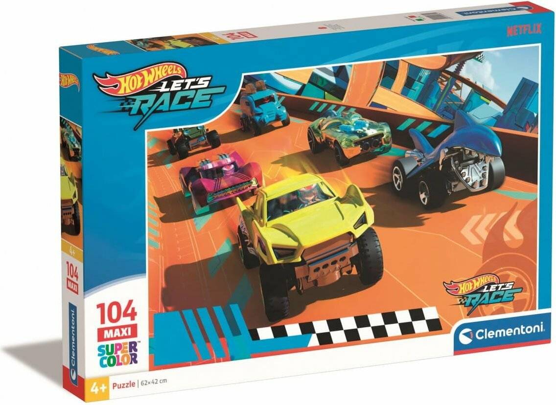 Hot Wheels maxi puzzle 104pcs