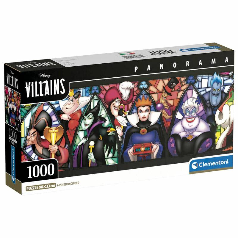 Disney Villains Panorama-Puzzle 1000Stü ck