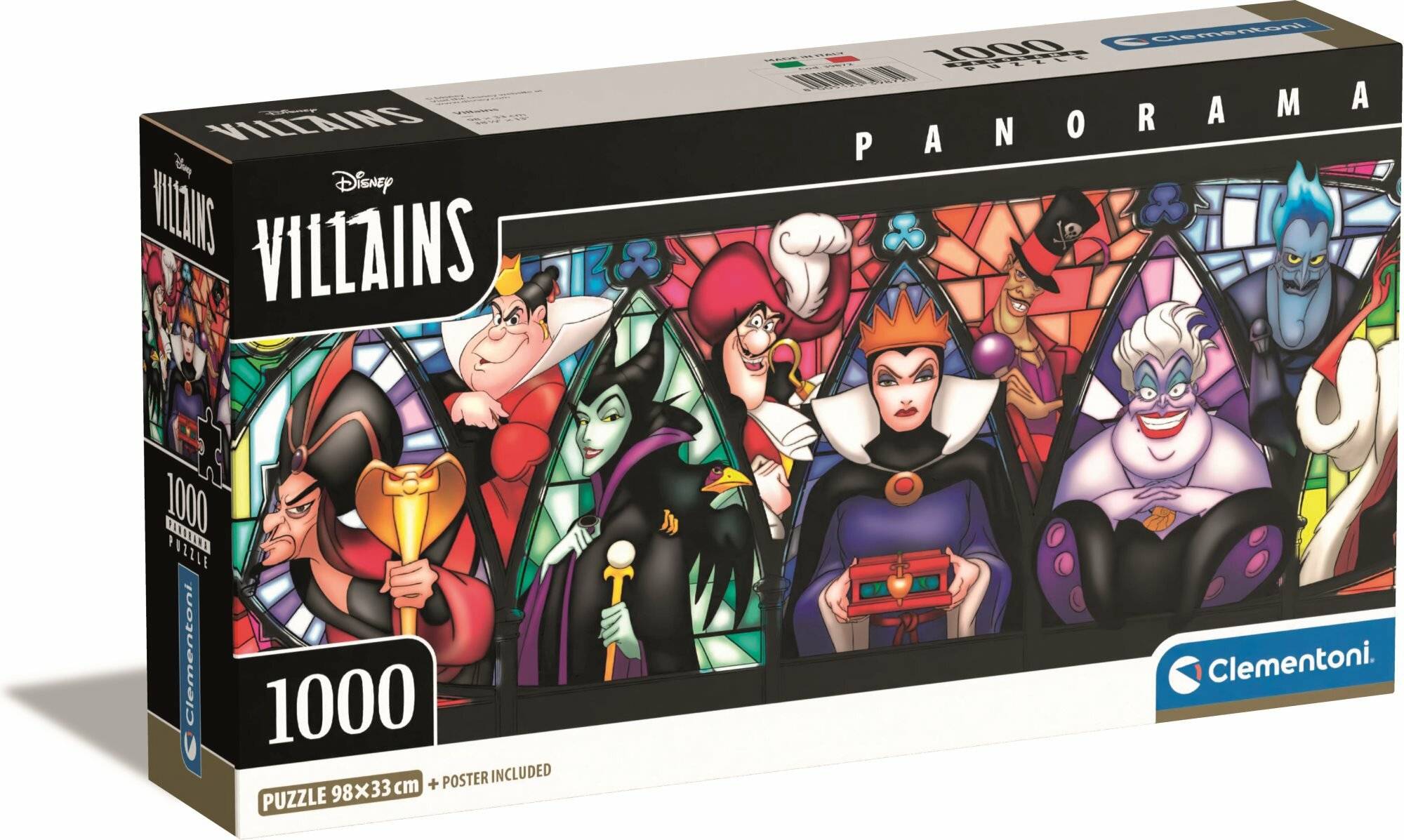 Disney Villains Panorama-Puzzle 1000Stü ck