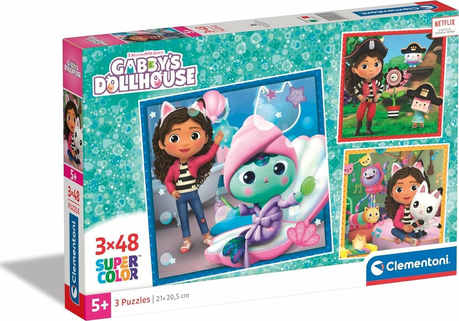 Gabbys Puppenhauspuzzle 3x48tlg.