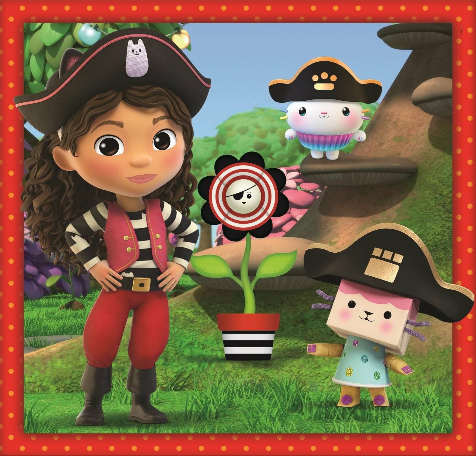 Gabbys Puppenhauspuzzle 3x48tlg.