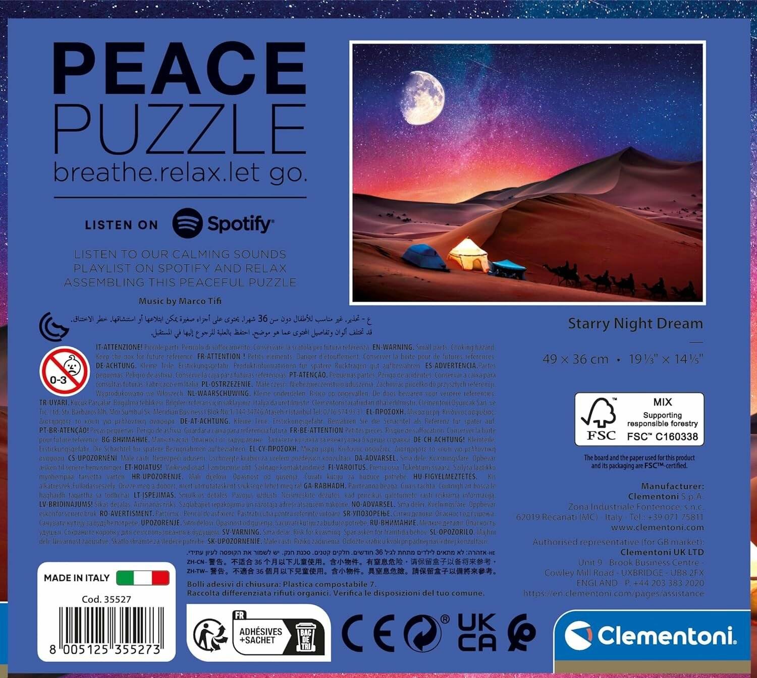 500 Teile Puzzle - Starry Night Dream