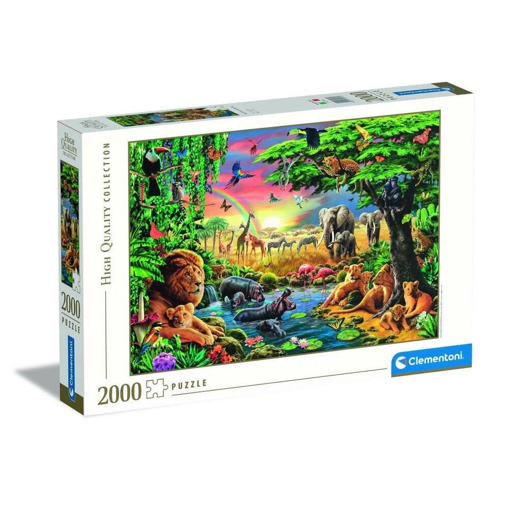 2000 Teile Puzzle - Die afrikanische Versammlung