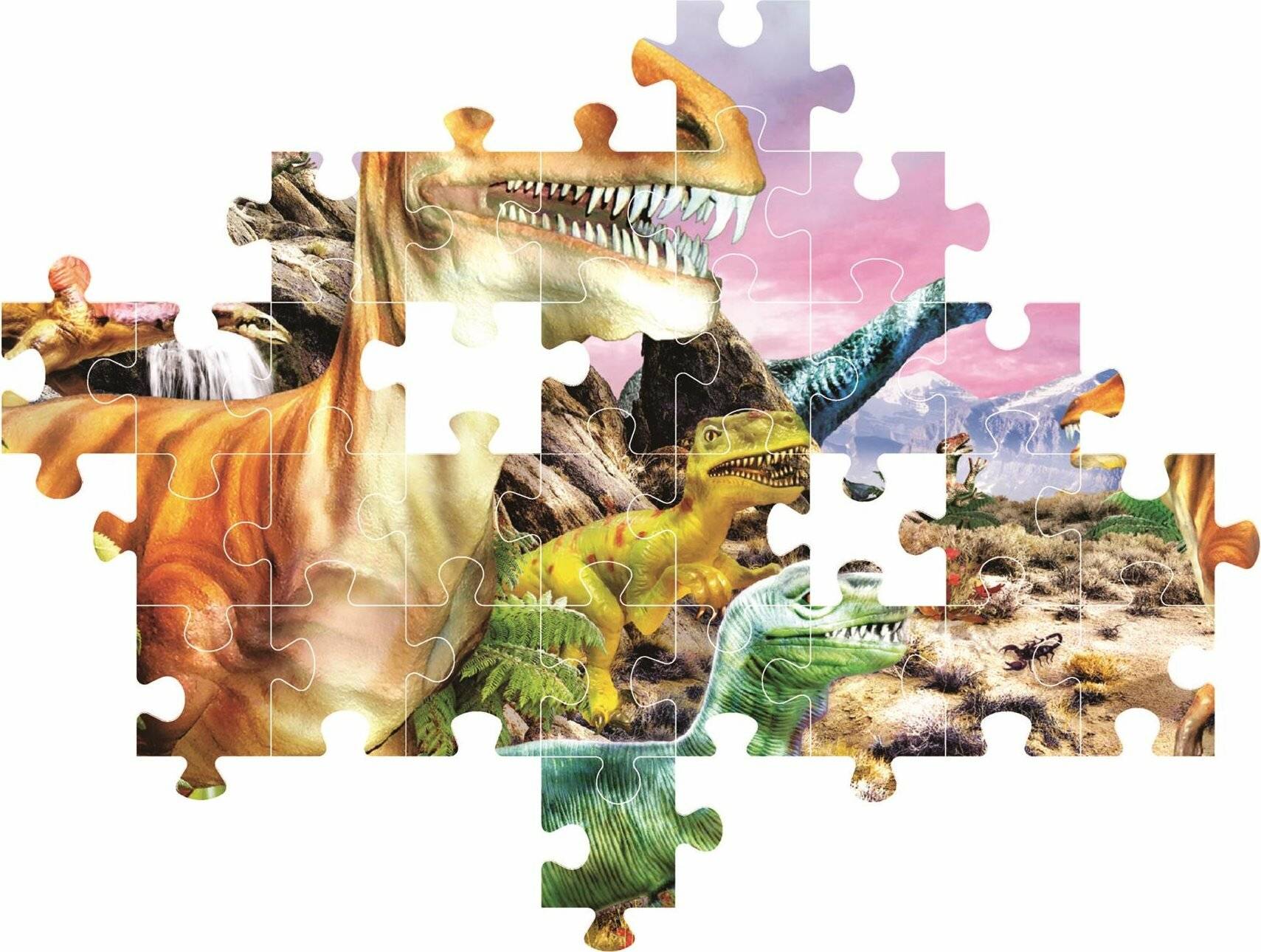 CLEMENTONI Erde Dinosaurier Puzzle 104 Teile