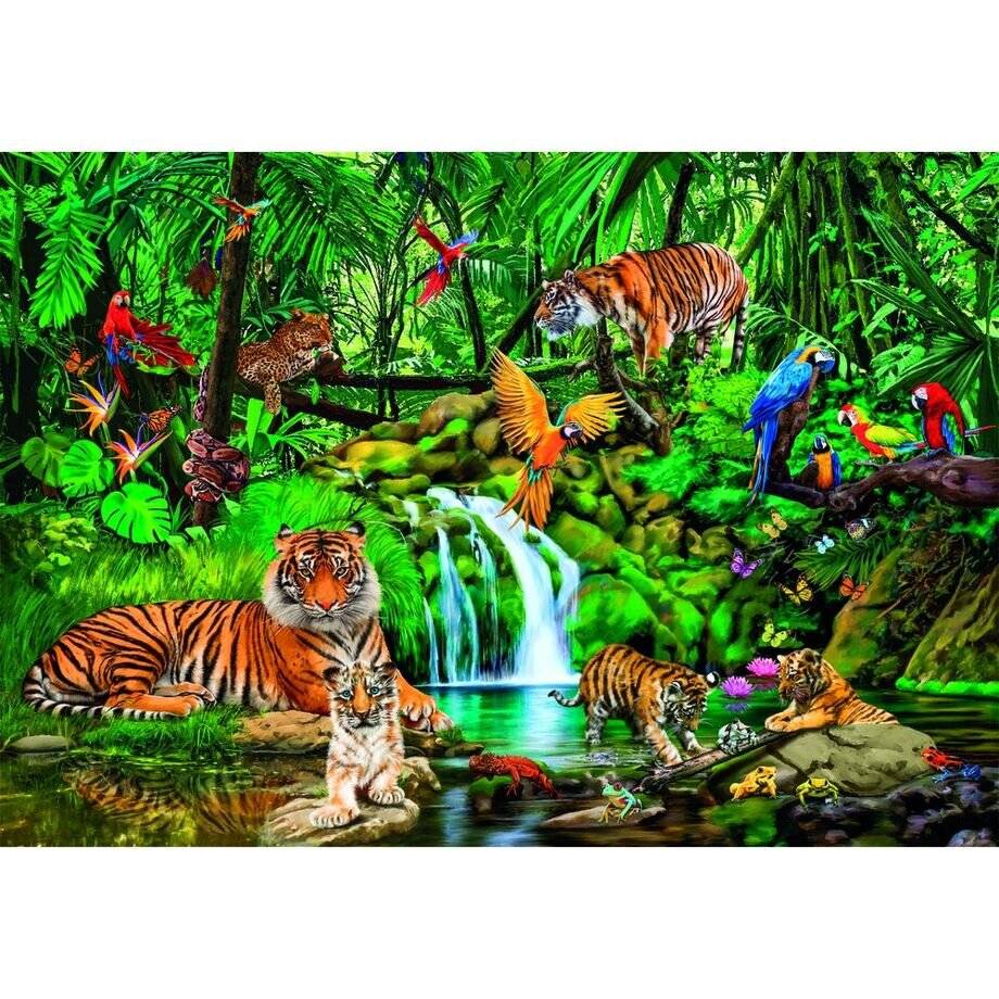 CLEMENTONI Dschungel-Attacke Puzzle 300 Teile