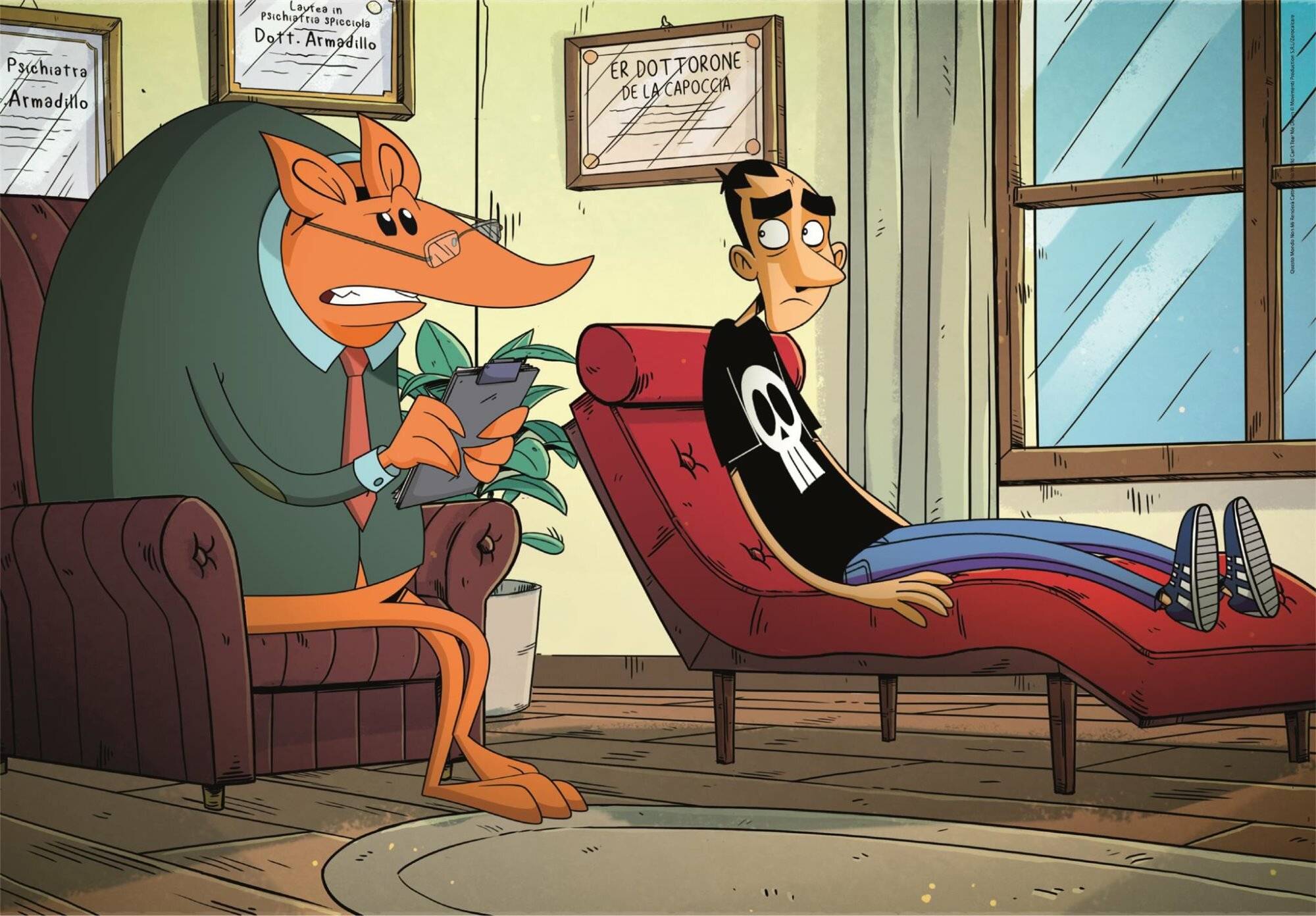 CLEMENTONI Puzzle Netflix: Diese Welt kann mich nicht kriegen ( Zerocalcare I) 1000 Teile