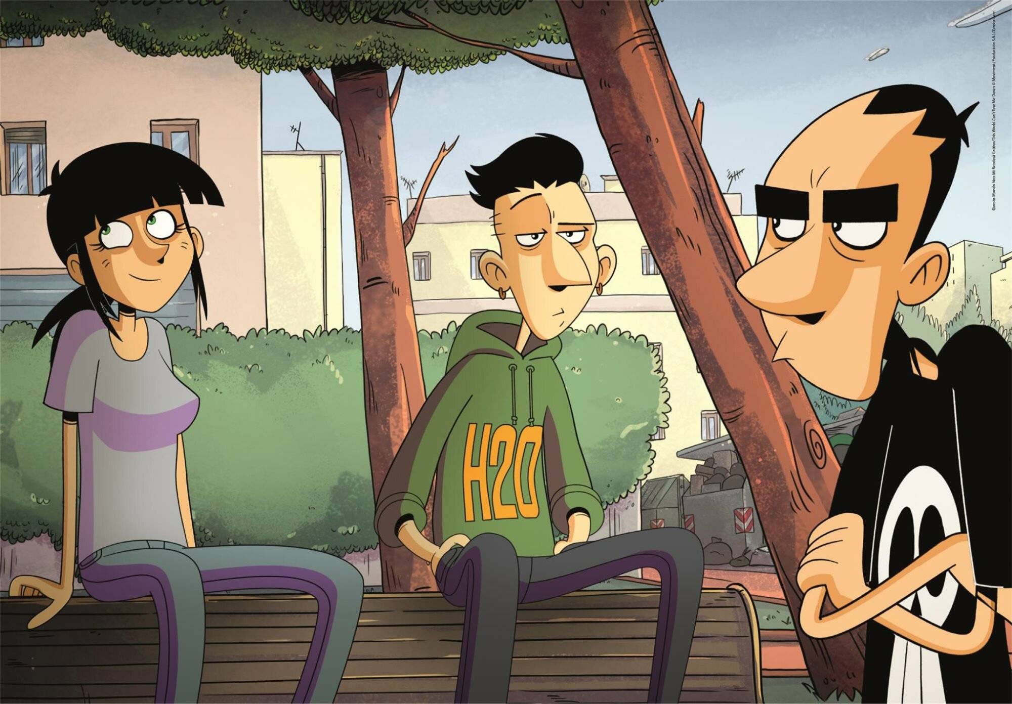 CLEMENTONI Puzzle Netflix: Diese Welt kann mich nicht kriegen ( Zerocalcare III) 1000 Teile