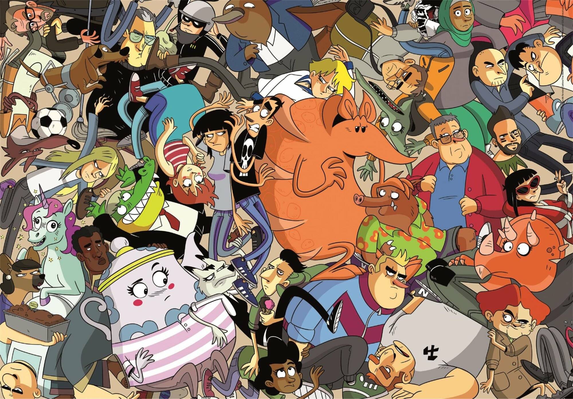 CLEMENTONI Puzzle Netflix: Diese Welt kann mich nicht kriegen ( Zerocalcare IV) 1000 Teile