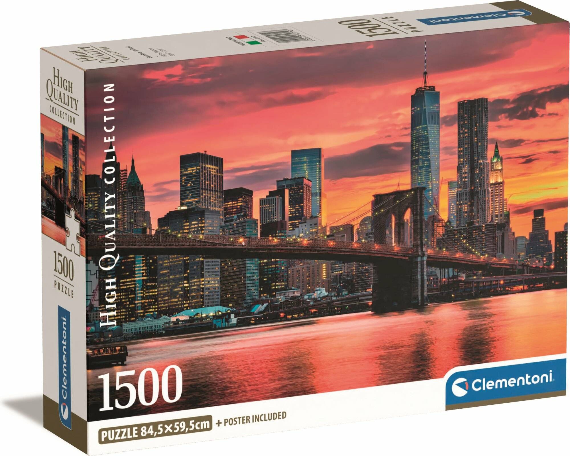 CLEMENTONI Puzzle East River in der Abenddä mmerung 1500 Teile