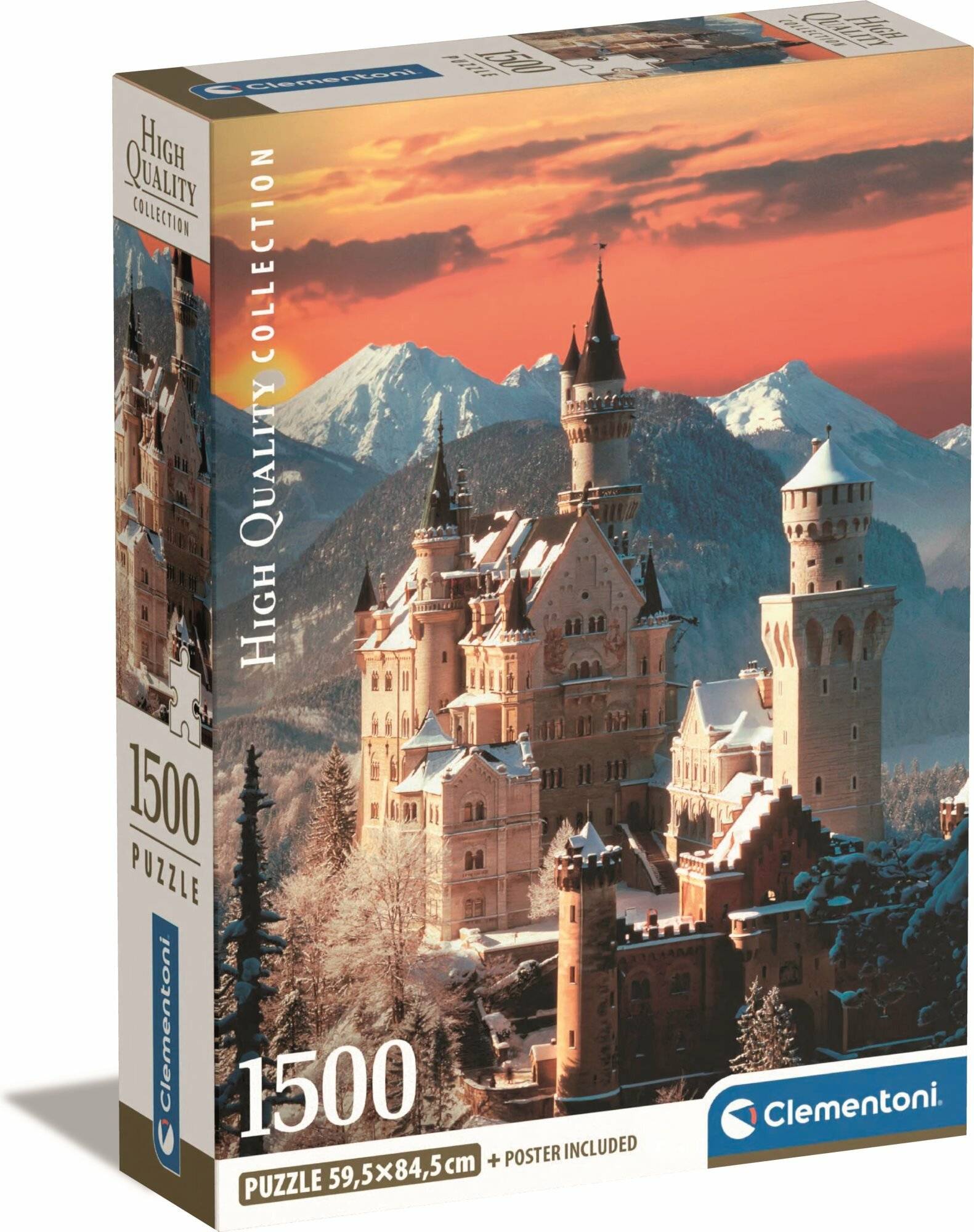 CLEMENTONI Puzzle Neuschwanstein 1500 Teile