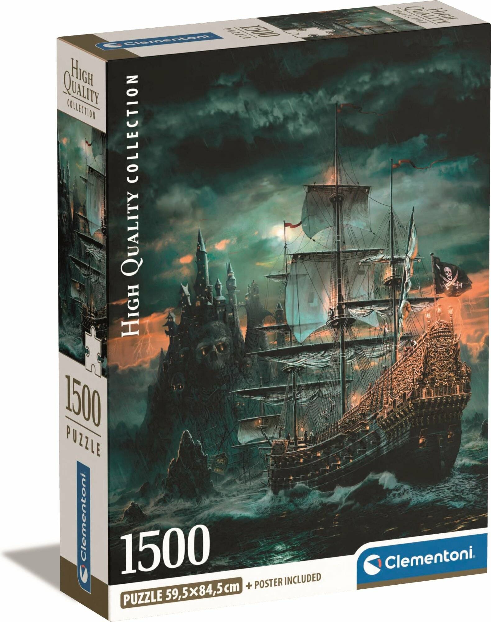 CLEMENTONI Piratenschiff Puzzle 1500 Teile