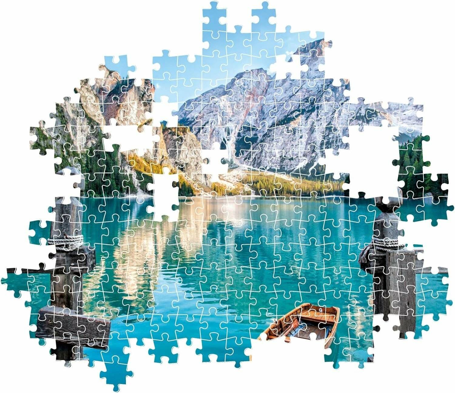 CLEMENTONI Puzzle Pragser Wildsee 500 Teile