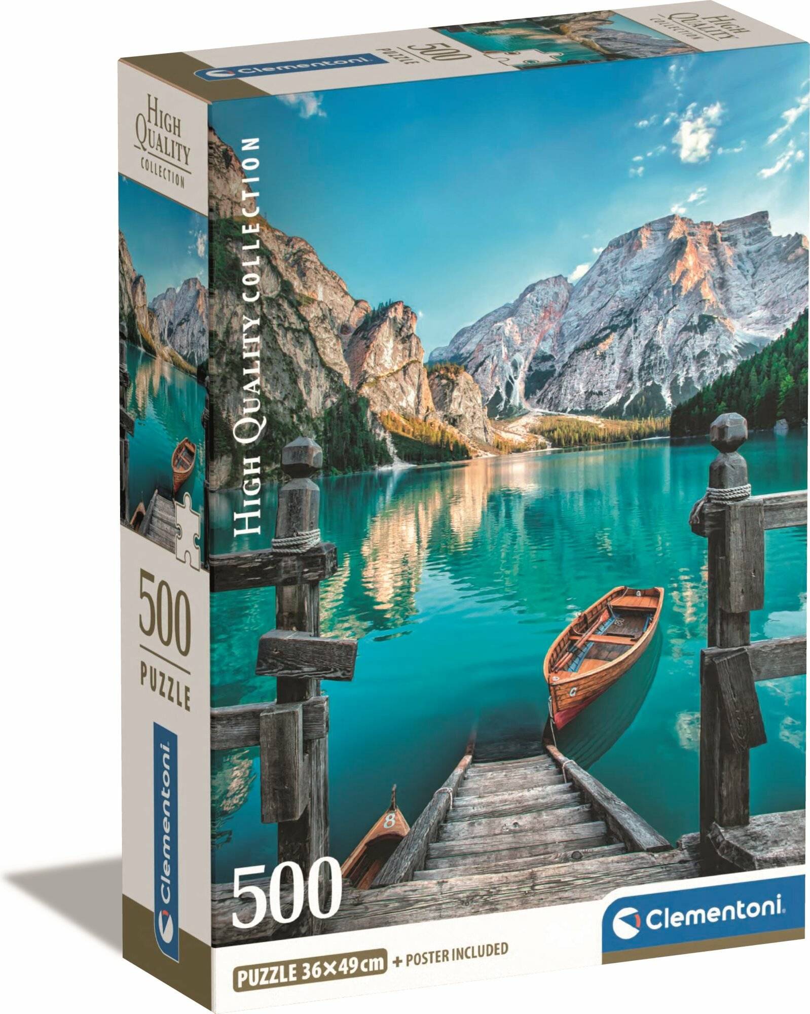 CLEMENTONI Puzzle Pragser Wildsee 500 Teile