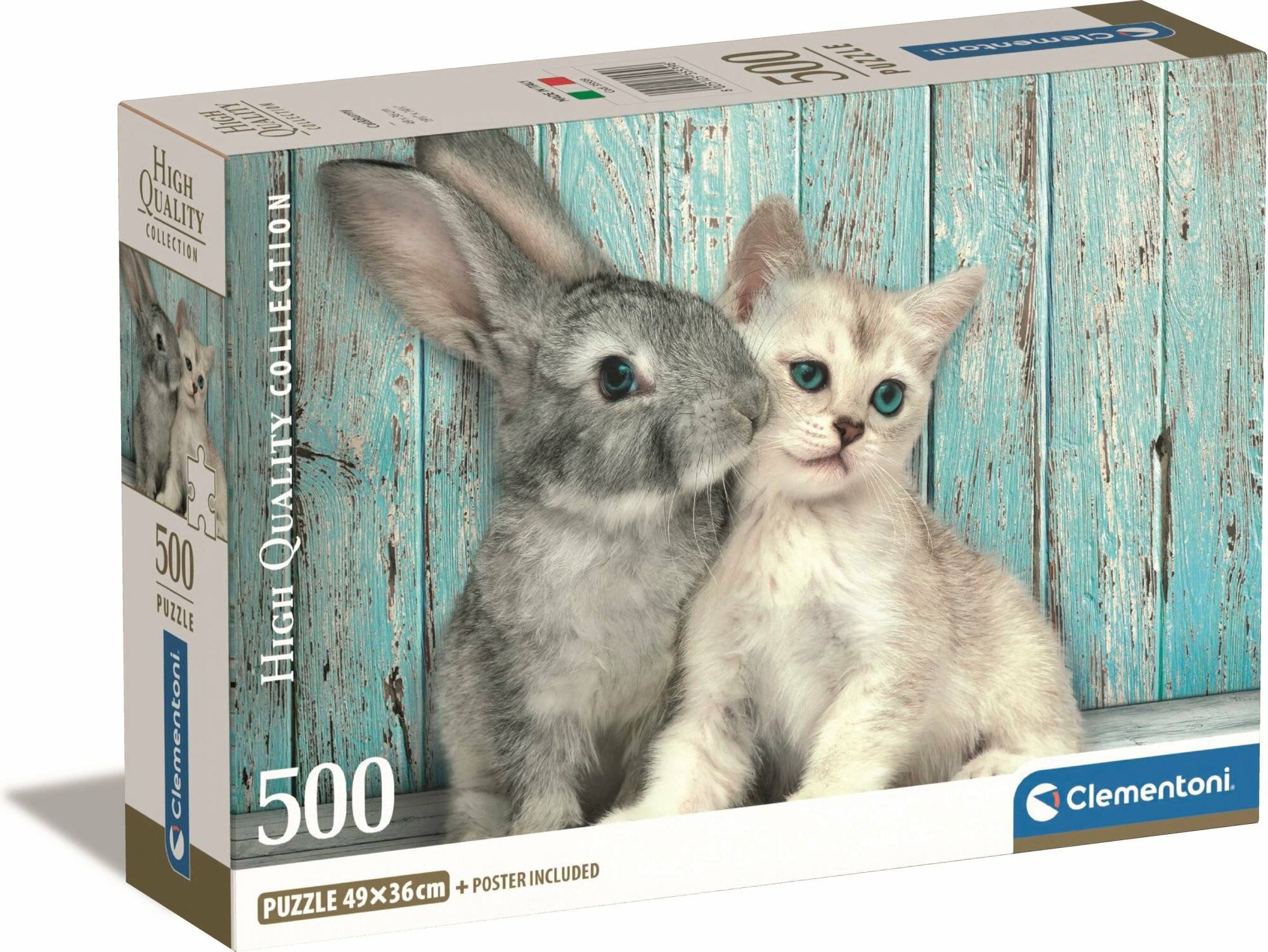 CLEMENTONI Puzzle Pferd und Hase 500 Teile