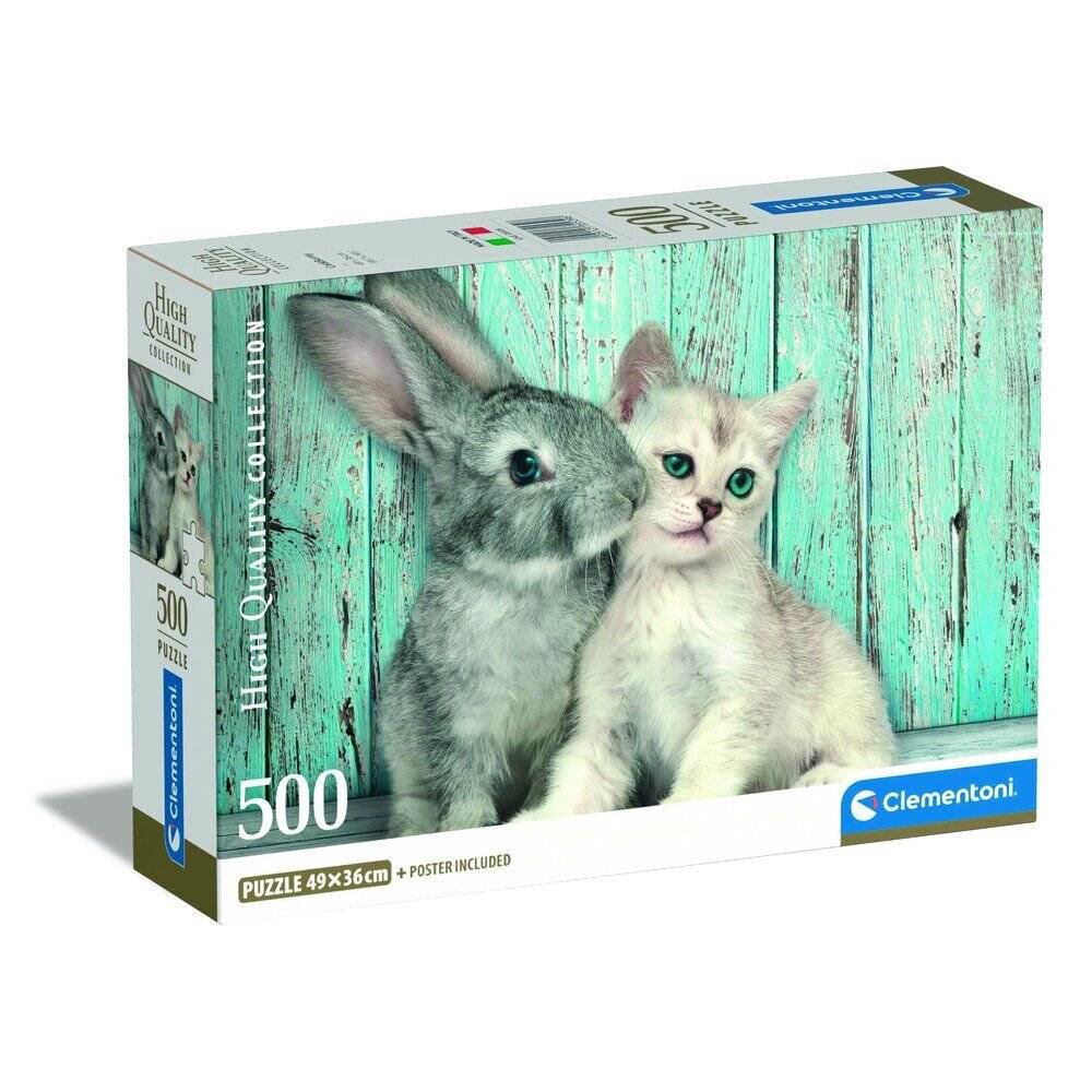 CLEMENTONI Puzzle Pferd und Hase 500 Teile