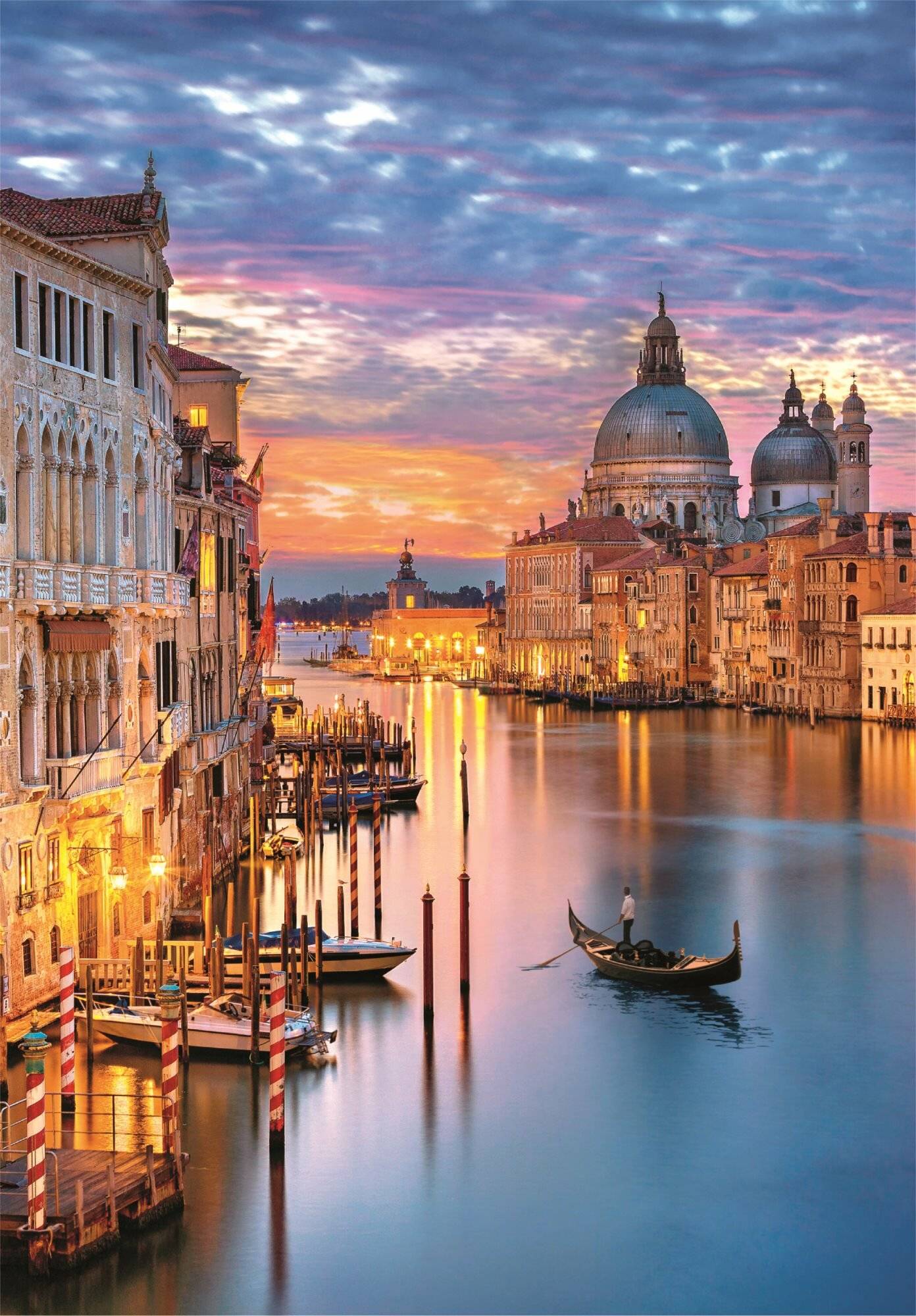 CLEMENTONI Venedig Beleuchtetes Puzzle 500 Teile