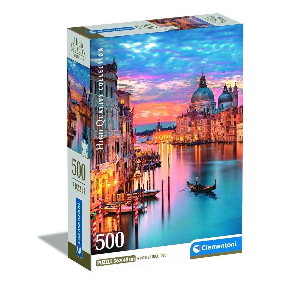 CLEMENTONI Venedig Beleuchtetes Puzzle 500 Teile