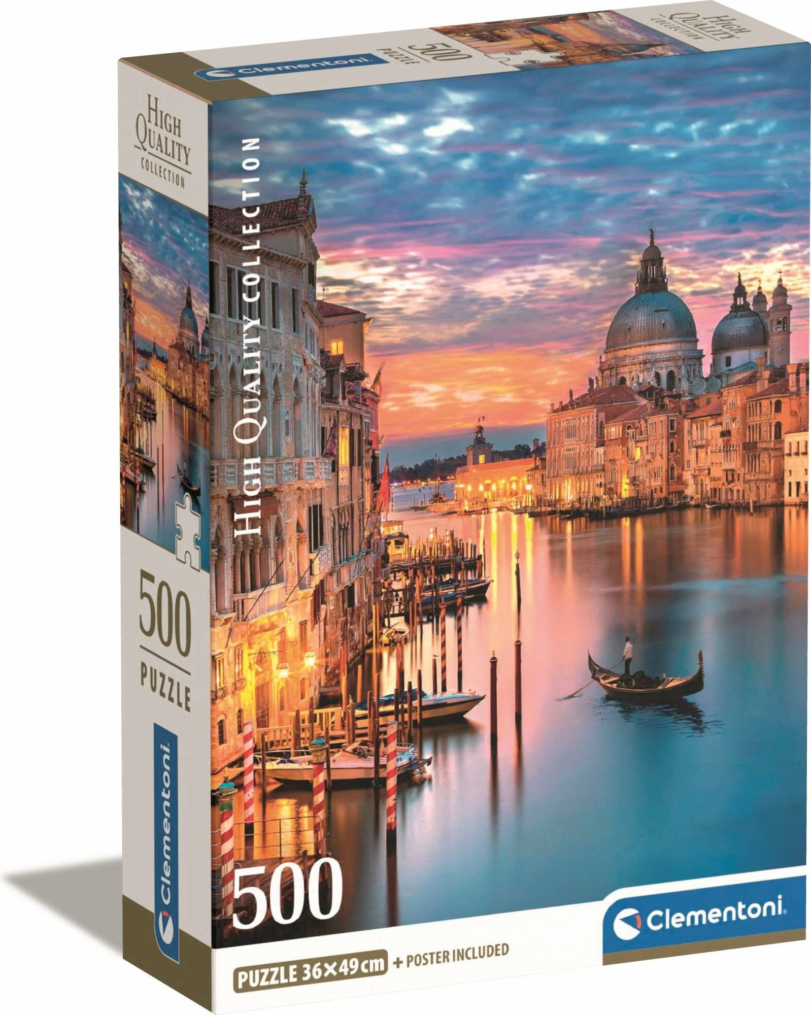 CLEMENTONI Venedig Beleuchtetes Puzzle 500 Teile