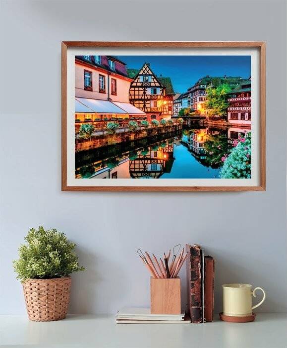 CLEMENTONI Puzzle Altstadt, Strasbourg 500 Teile