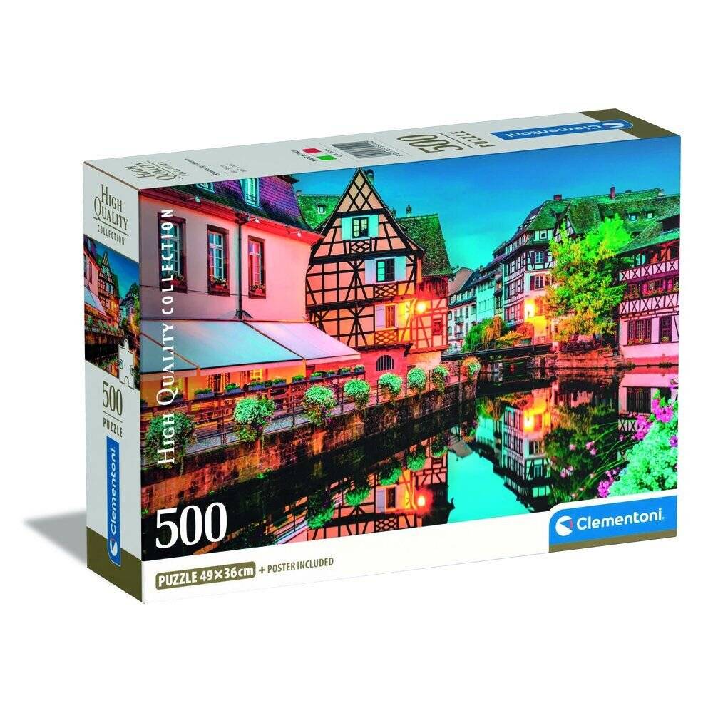 CLEMENTONI Puzzle Altstadt, Strasbourg 500 Teile