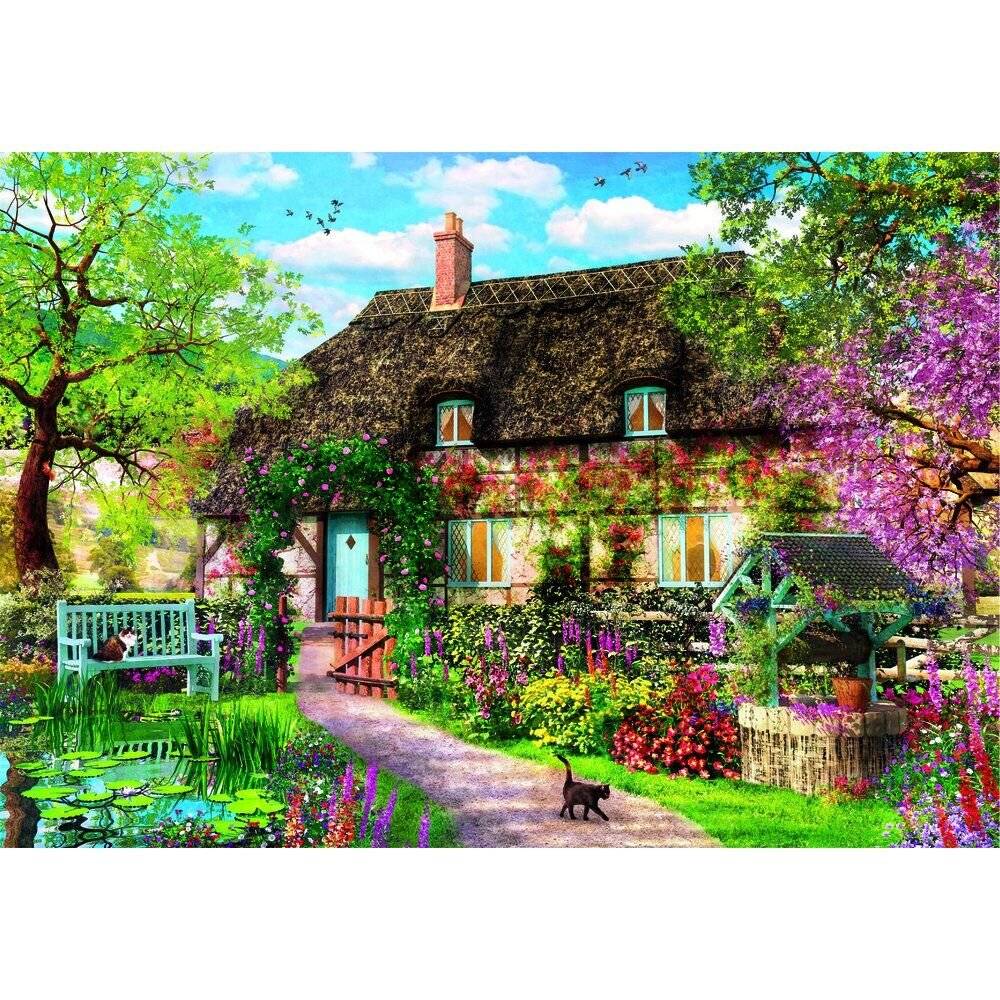 CLEMENTONI Altes Landhaus Puzzle 1000 Teile
