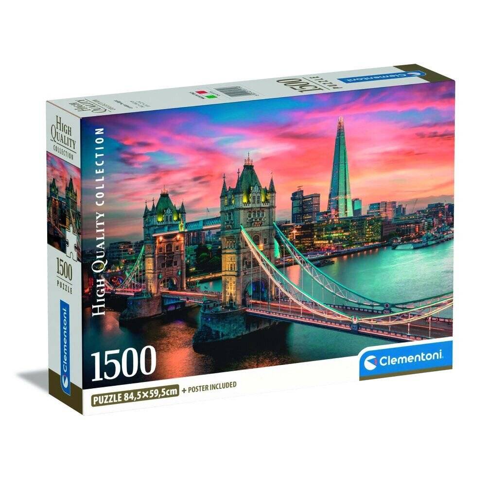 CLEMENTONI Puzzle London in der Abenddä mmerung 1500 Teile