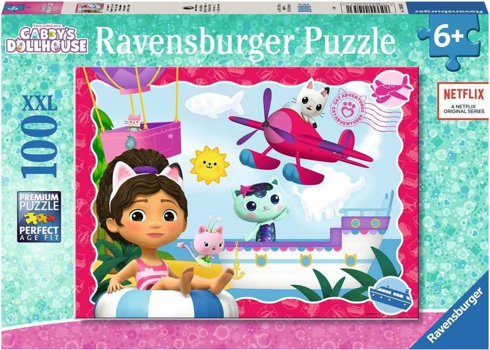 Ravensburger - Puzzle Gabbys Puppenhaus 100p