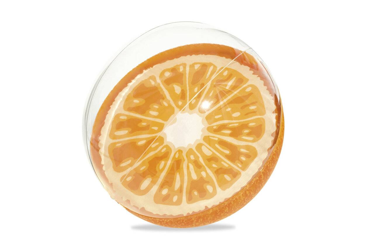 Aufblasbares Mikrofon - Mix (Erdbeere, Kiwi, Orange) 46cm