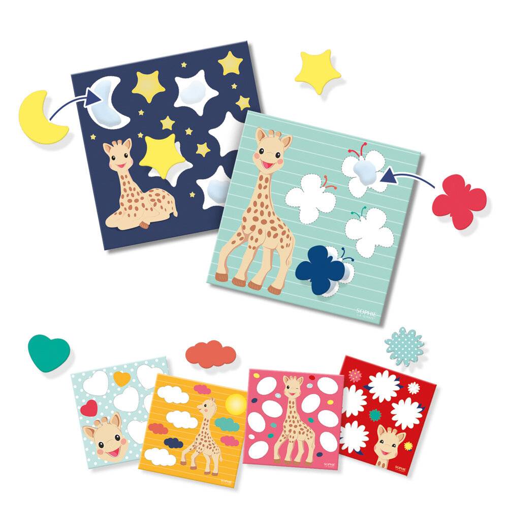 Zirafa Sophie - Formenkleben