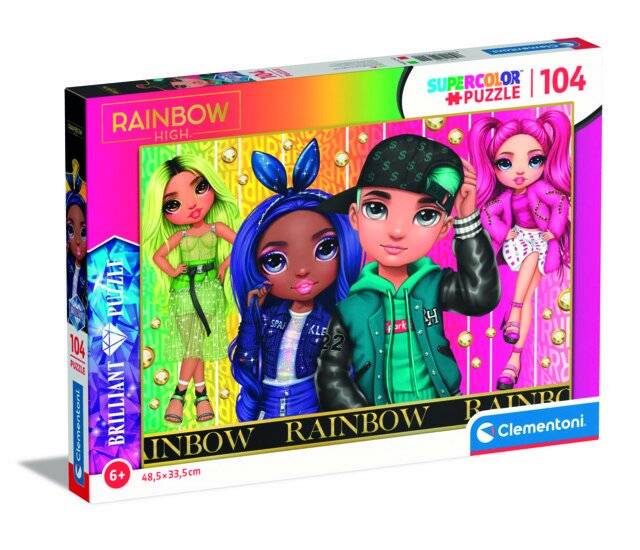 Regenbogen Hochpuzzle 104Stück