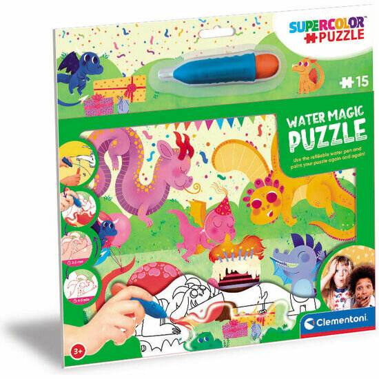 Drachen Wasser Magie puzzle 15pcs