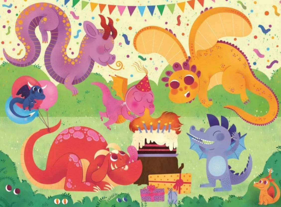 Drachen Wasser Magie puzzle 15pcs