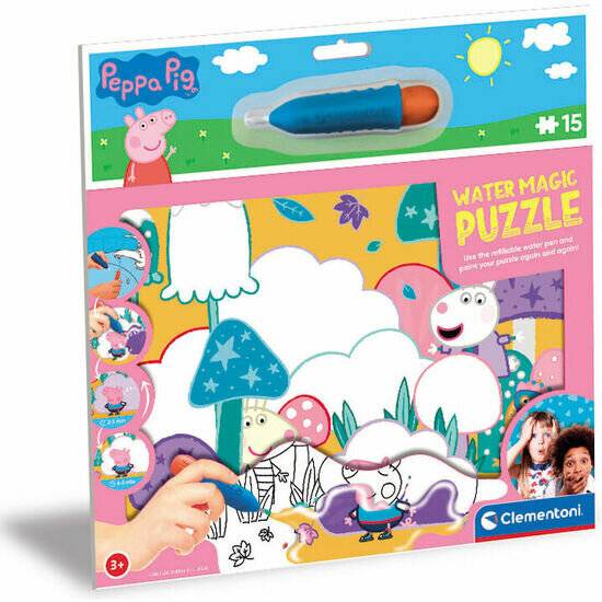 Peppa Pig Wasser Magie Puzzle 15pcs