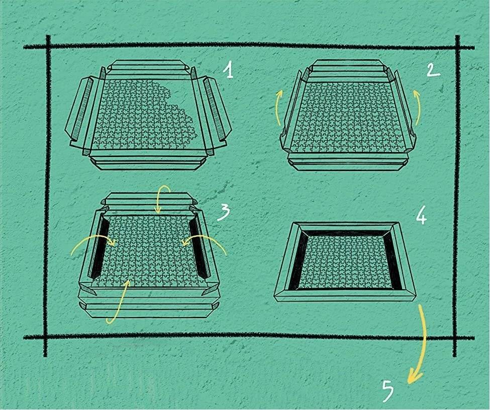 Regenbogen Hochrahmenpuzzle 60Stück