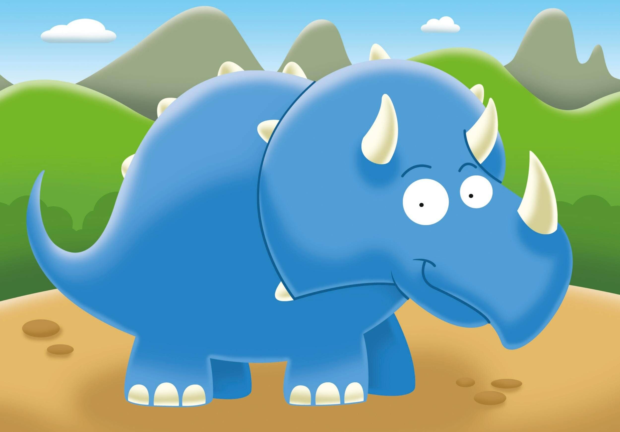 Dinosaurier-Puzzle 2+3+4+5Stück