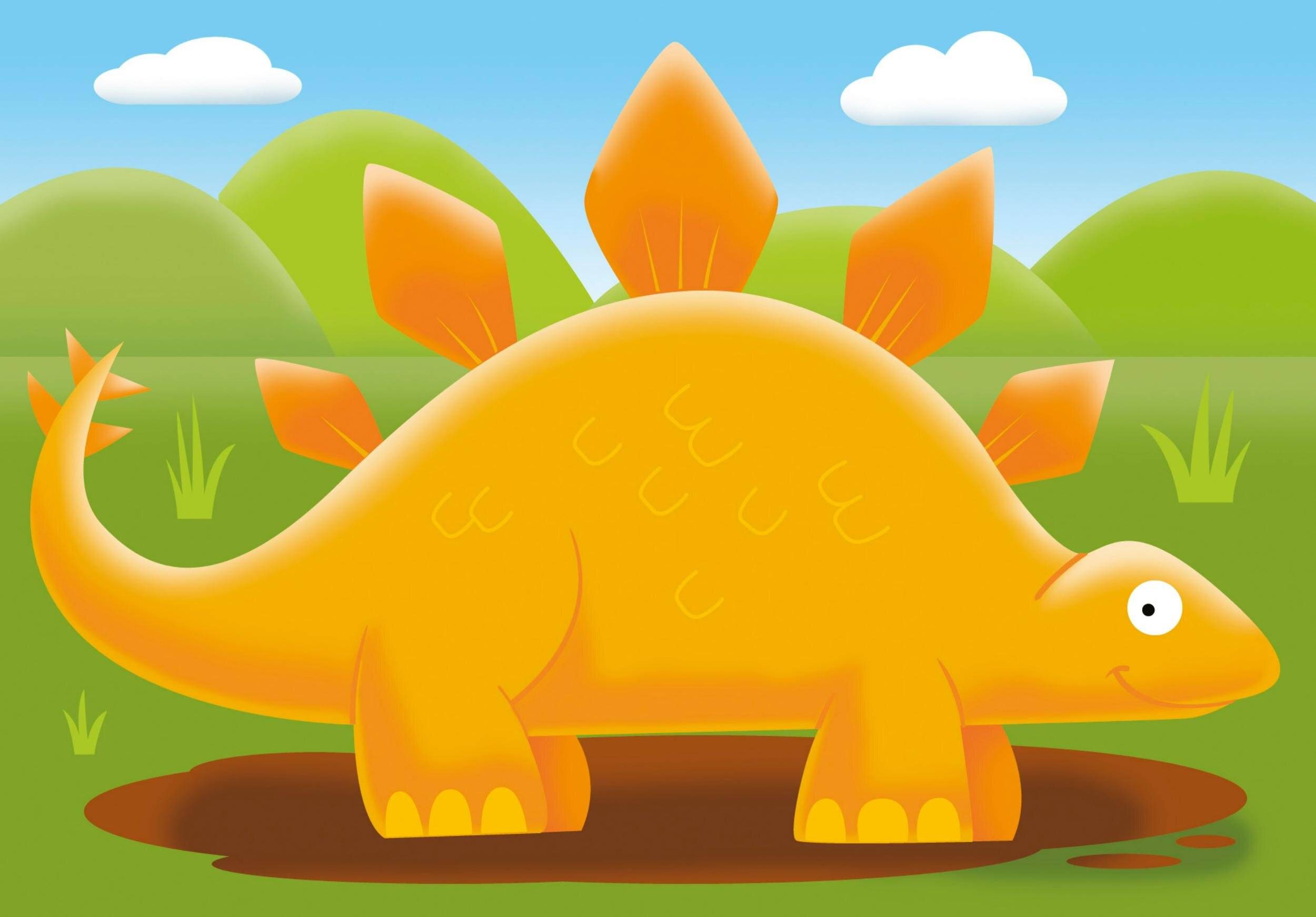 Dinosaurier-Puzzle 2+3+4+5Stück