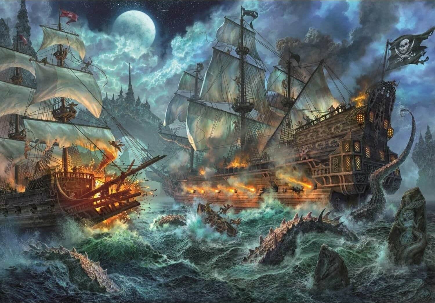 Schlacht der Piraten Puzzle 6000pcs