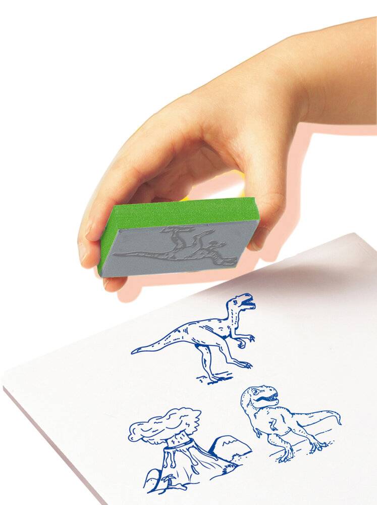 Aufgezogene Dinosaurier